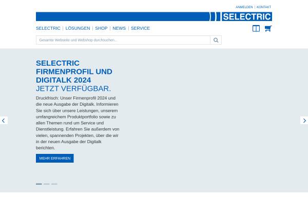 Vorschau von www.bosfunk.info, SELECTRIC Nachrichten-Systeme GmbH - BOS Portal