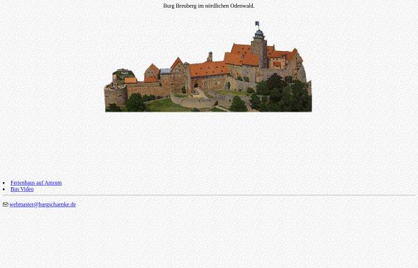 Vorschau von www.burgschaenke.de, Burgschänke auf der Burg Breuberg