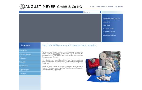 Vorschau von www.august-meyer.de, August Meyer oHG