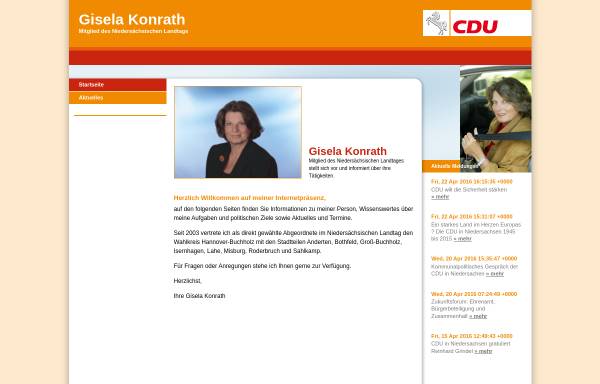 Vorschau von www.gisela-konrath.de, Gisela Konrath MdL