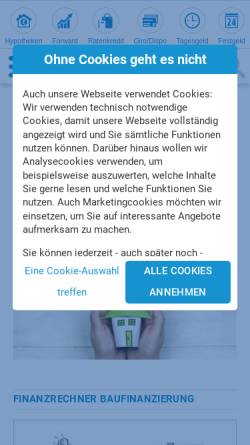 Vorschau der mobilen Webseite www.fmh.de, FMH Finanzberatung - Tools und Rechner