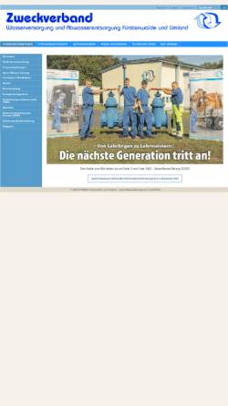Vorschau der mobilen Webseite fuewasser.de, Zweckverband Wasserversorgung und Abwasserentsorgung Fürstenwalde und Umland
