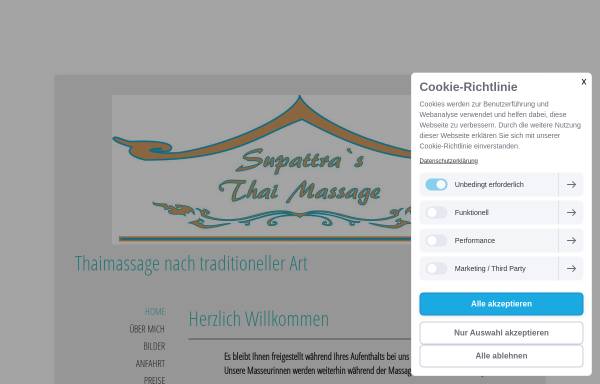 Vorschau von www.supattras-thaimassage-witten.de, Supattra Thai-Massage & Spa
