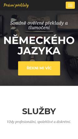 Vorschau der mobilen Webseite activlingua.cz, Activ Lingua