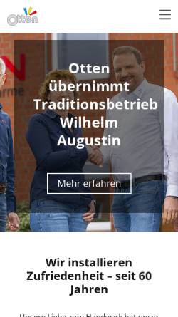 Vorschau der mobilen Webseite www.otten.de, Alwin Otten GmbH