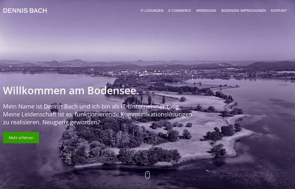 Vorschau von www.dennisbach.de, Dennis Bach Screendesign & Webdevelopment