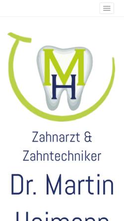 Vorschau der mobilen Webseite www.zahnarzt-erkner.de, Glander & Wohler, Zahnärztliche Praxisgemeinschaft