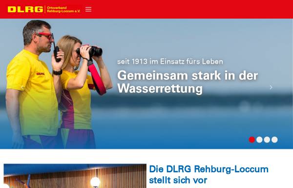 Vorschau von rehburg-loccum.dlrg.de, DLRG Ortsverband Rehburg-Loccum e.V.
