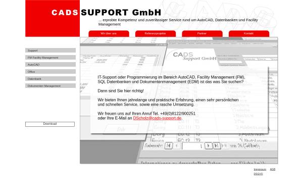 Vorschau von www.cads-scholz.de, Cads-Support - Dieter Scholz