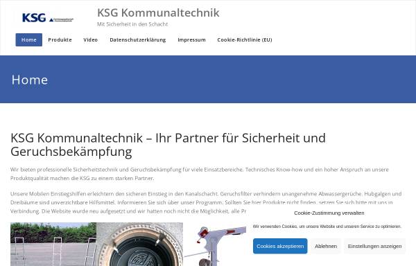 Vorschau von ksg-kommunaltechnik.de, KSG GmbH