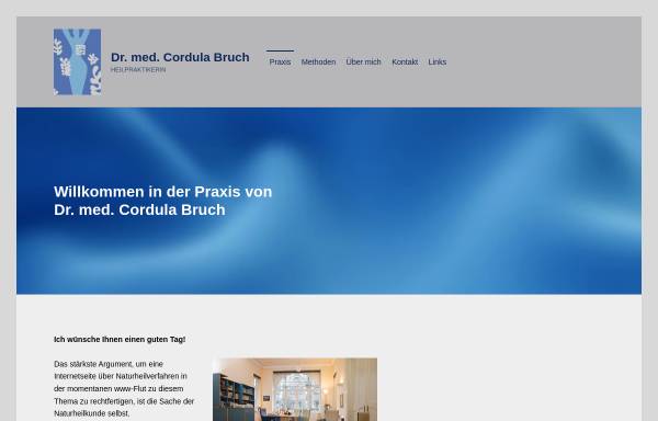 Vorschau von www.praxis-dr-bruch.de, Biodanza Hannover - Dr. med. Cordula Bruch