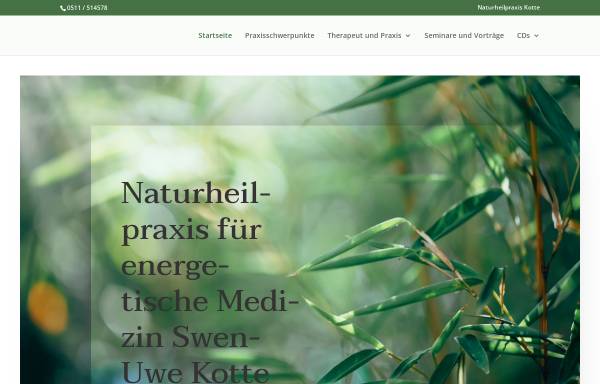 Vorschau von www.naturheilpraxis-kotte.de, Swen-Uwe Kotte