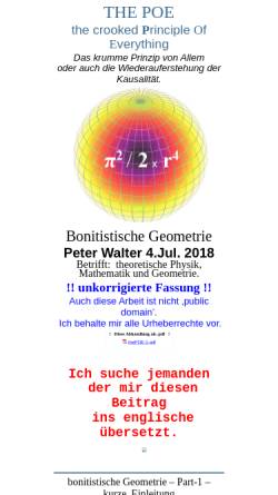 Vorschau der mobilen Webseite www.meteoserver.net, Bonitistische Geometrie