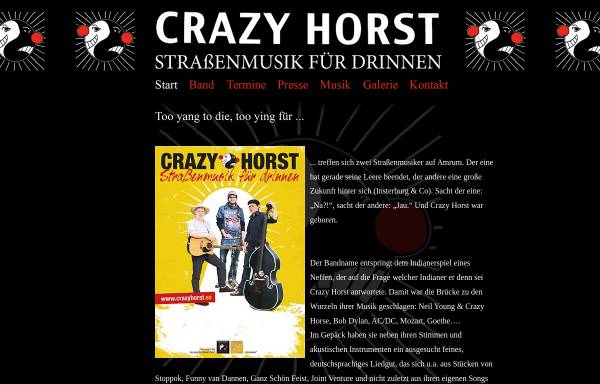 Vorschau von www.crazyhorst.es, Crazy Horst - Straßenmusik für Drinnen