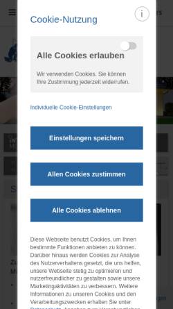 Vorschau der mobilen Webseite www.elektrofaesser.de, Traunreut Elektro Fässer