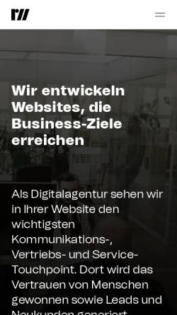 Vorschau der mobilen Webseite www.reizwerk.com, Reizwerk GmbH