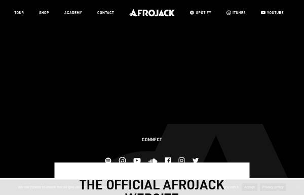 Vorschau von www.afrojack.com, Afrojack