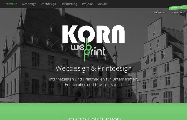 Vorschau von www.webdesign-korn.de, Webdesign Korn, Holger Korn