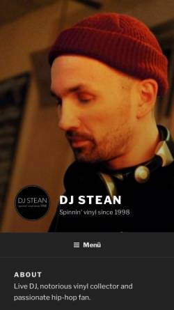Vorschau der mobilen Webseite djstean.com, DJ Stean