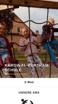 Vorschau der mobilen Webseite www.kardinal-bertram-schule.de, Kardinal-Bertram-Schule Northeim
