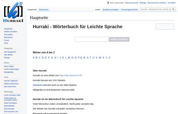 Vorschau von www.hurraki.de, Hurraki