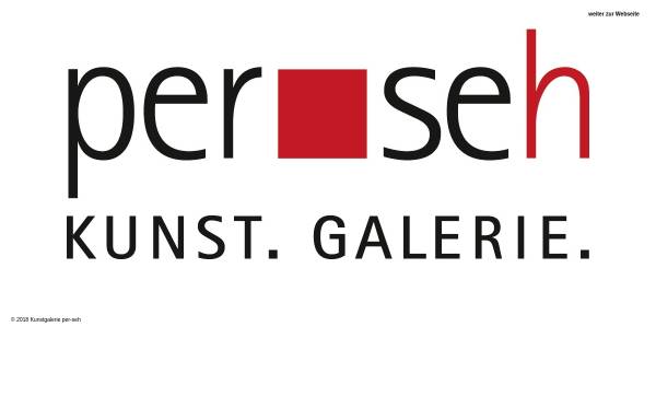 Vorschau von www.per-seh.de, Kunstgalerie per-seh - Frank Buchholz