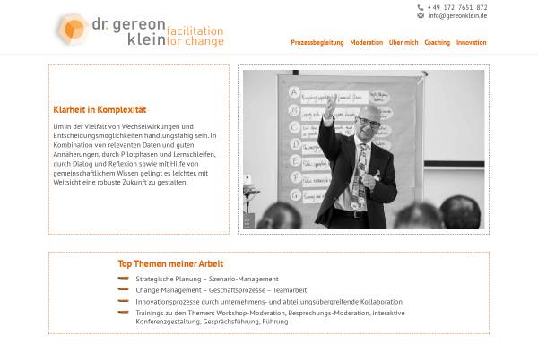 Vorschau von www.blauhaus.de, Dr. Gereon Klein