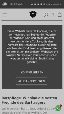 Vorschau der mobilen Webseite blackbeards.de, Blackbeards.de - Testosteron in Bits und Bytes