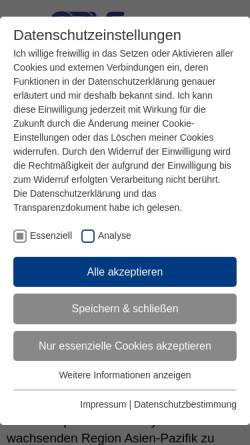 Vorschau der mobilen Webseite www.oav.de, OAV, Ostasiatischer Verein e.V.