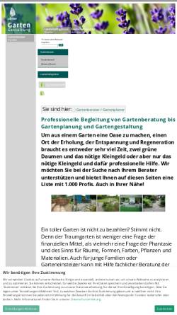 Vorschau der mobilen Webseite www.gartenberatung.info, Gartenberatung.info