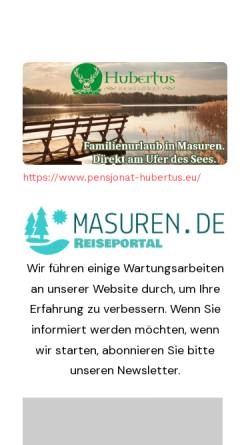 Vorschau der mobilen Webseite www.masuren.de, Masuren.de