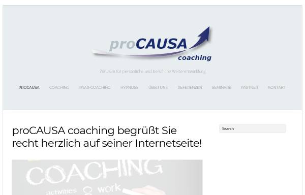 Vorschau von www.procausa.de, Procausa Centrum für Persönliche und Berufliche Weiterentwicklung
