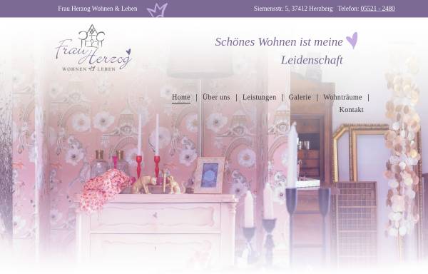 Vorschau von www.herzog-bauen-und-wohnen.de, Herzog Bauen und Wohnen - Tischlerei und Wohnstudio