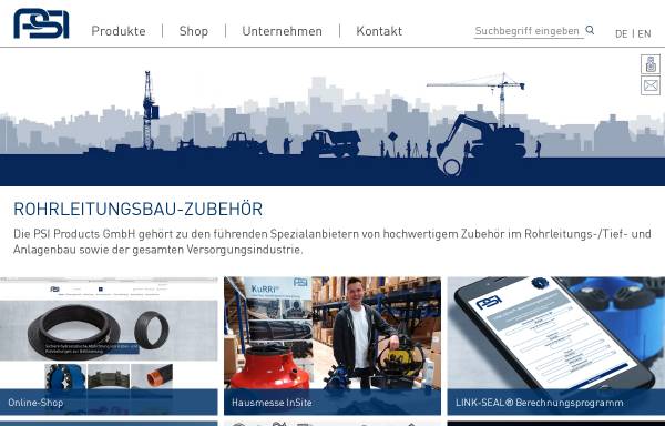 Vorschau von psi-products.de, PSI Products GmbH