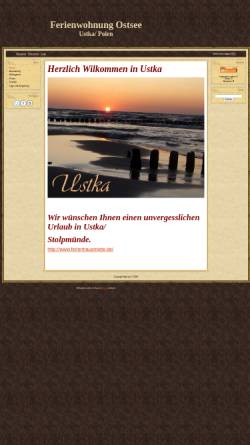 Vorschau der mobilen Webseite urlaubostsee.ucoz.de, Ferienwohnung Ostsee/Polen