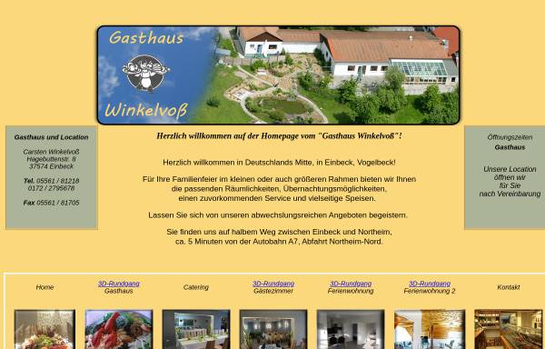 Vorschau von www.gasthaus-winkelvoss.de, Gasthaus Winkelvoß - Carsten Winkelvoß