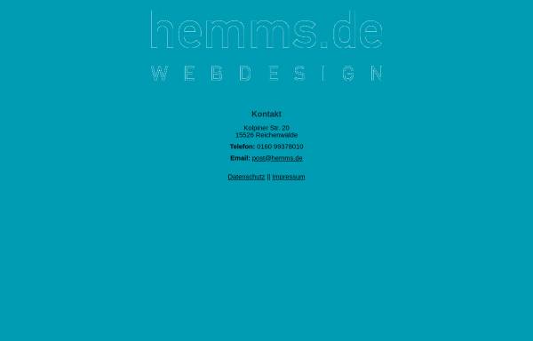 Vorschau von www.hemms.de, Mike Hemm Webdesign