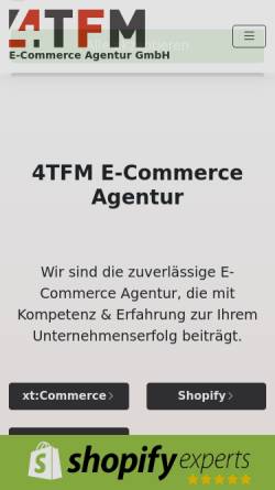 Vorschau der mobilen Webseite 4tfm.de, Alexander Scherbaum Einzelunternehmung