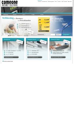 Vorschau der mobilen Webseite www.comehost.de, ComeOne Internet Solutions - Valentin Köster Einzelunternehmung