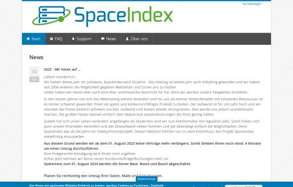Vorschau von www.spaceindex.de, Duffek & Schlomann 