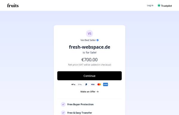 Vorschau von www.fresh-webspace.de, Fresh-Webspace André Lemke Einzelunternehmung
