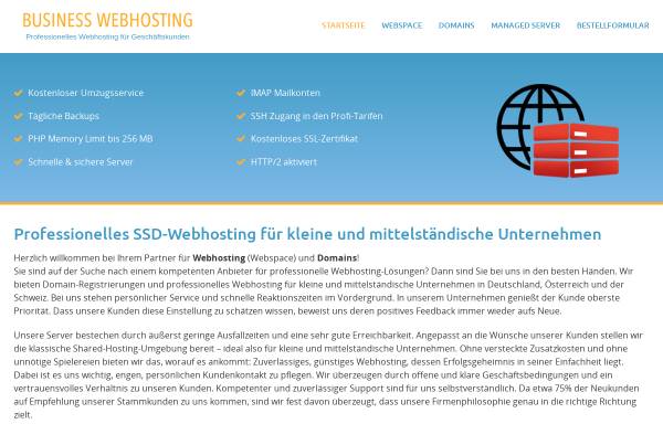 Vorschau von www.business-webhosting.de, Ralf Weitzel Einzelunternehmung
