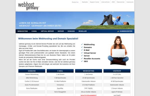 Vorschau von www.webhost-germany.de, WHG Internetservice UG