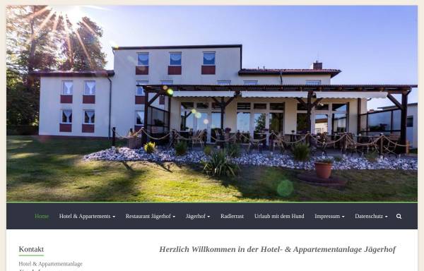 Vorschau von jaegerhof-ruegen.de, Hotel & Appartementanlage Jägerhof