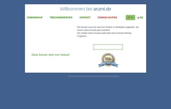 Vorschau von www.arumi.de, Arumi Webdesign - Thomas Zeulner