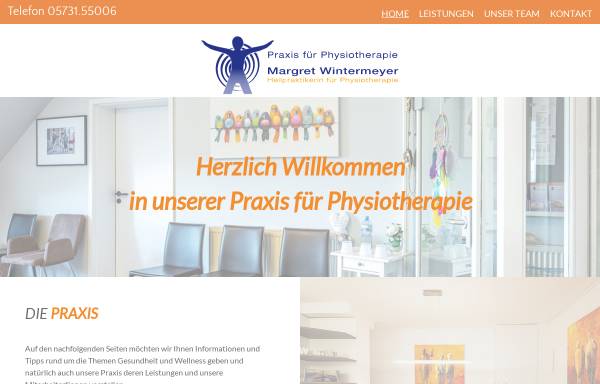 Margret Wintermeyer, Praxis für Krankengymnastik