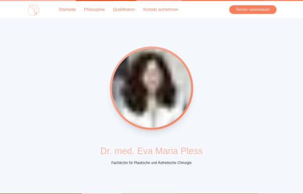 Vorschau von www.dr-eva-maria-pless.de, Dr. med. Eva Maria Pless