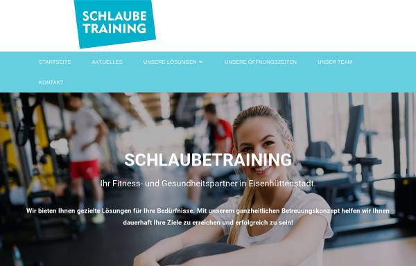 Vorschau von www.schlaubetraining.de, Schlaubetraining Müllrose, Zentrum für Therapie und Fitness