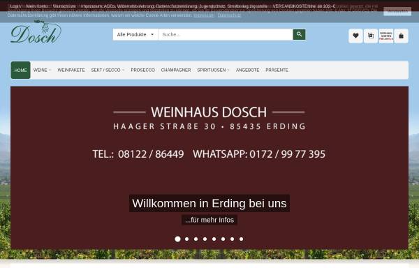Vorschau von www.wein-event-catering.de, Wein-event-catering - Erwin Dosch