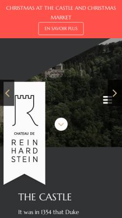 Vorschau der mobilen Webseite www.reinhardstein.net, Burg Reinhardstein